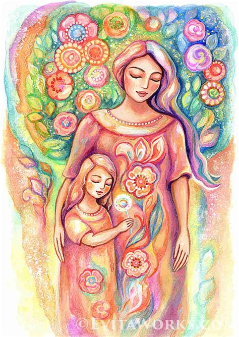 mother daughter artwork